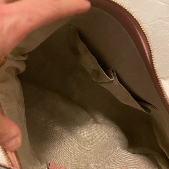 💖GUCCI GG signature bag with pink leather trim - Picture 4 of 10